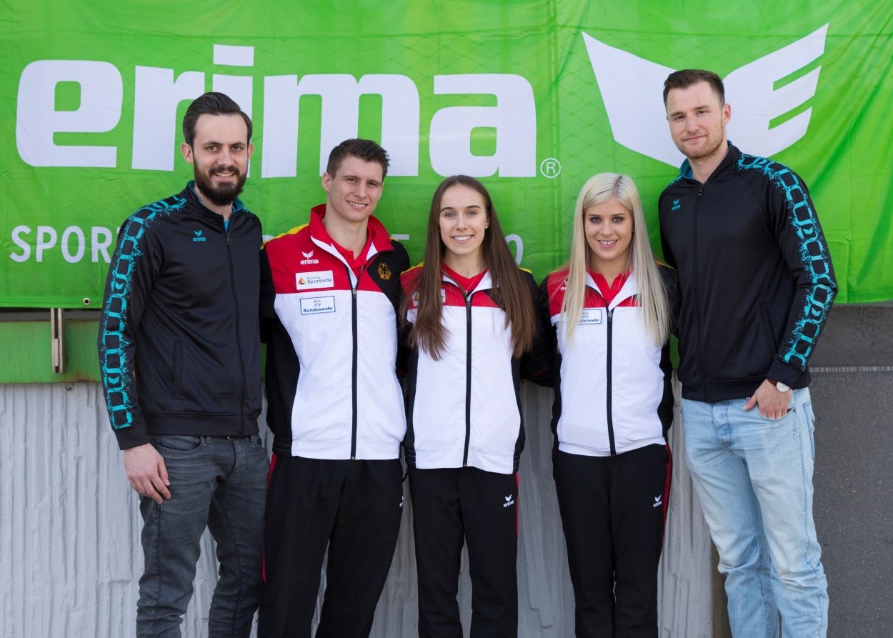 ERIMA präsentiert das ERIMA Turn-Team mit deutschen Spitzenathleten