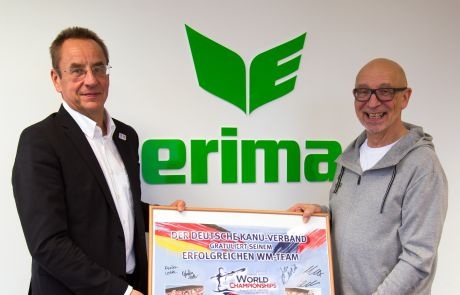 Deutscher Kanu-Verband verlängert Ausrüstervertrag mit ERIMA