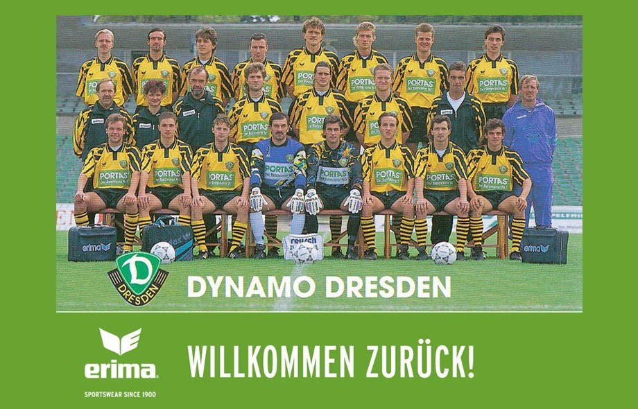 ERIMA wird neuer Ausrüster der SG Dynamo Dresden