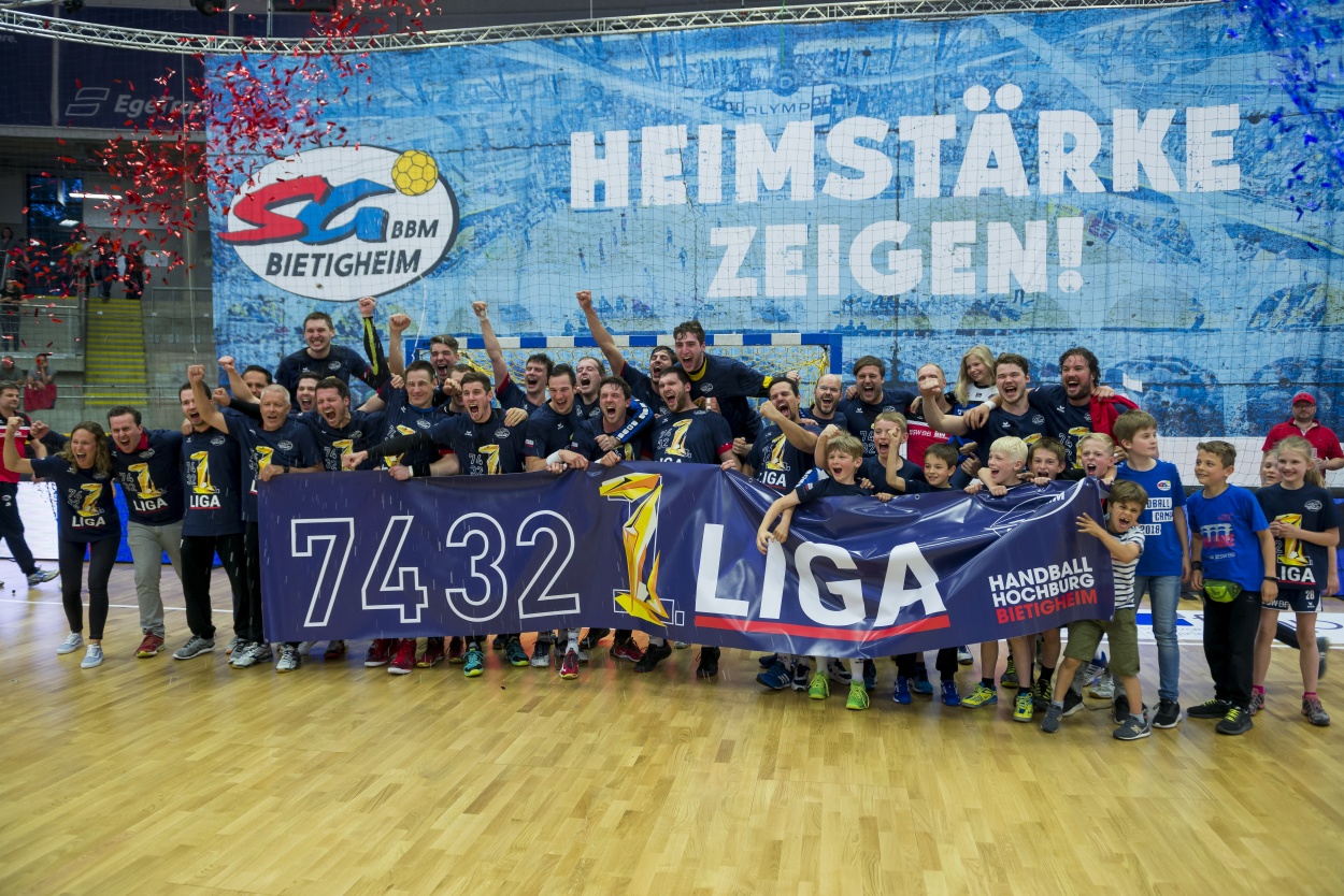 ERIMA Partner SG BBM Bietigheim steigt in die DKB Handball Bundesliga auf
