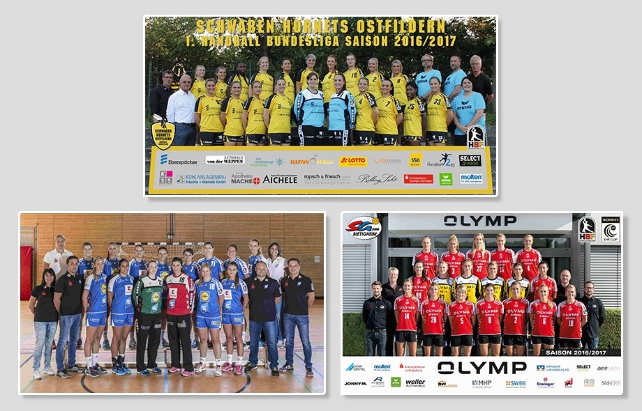 ERIMA rüstet knapp ein Viertel der Handball-Bundesliga-Frauen aus