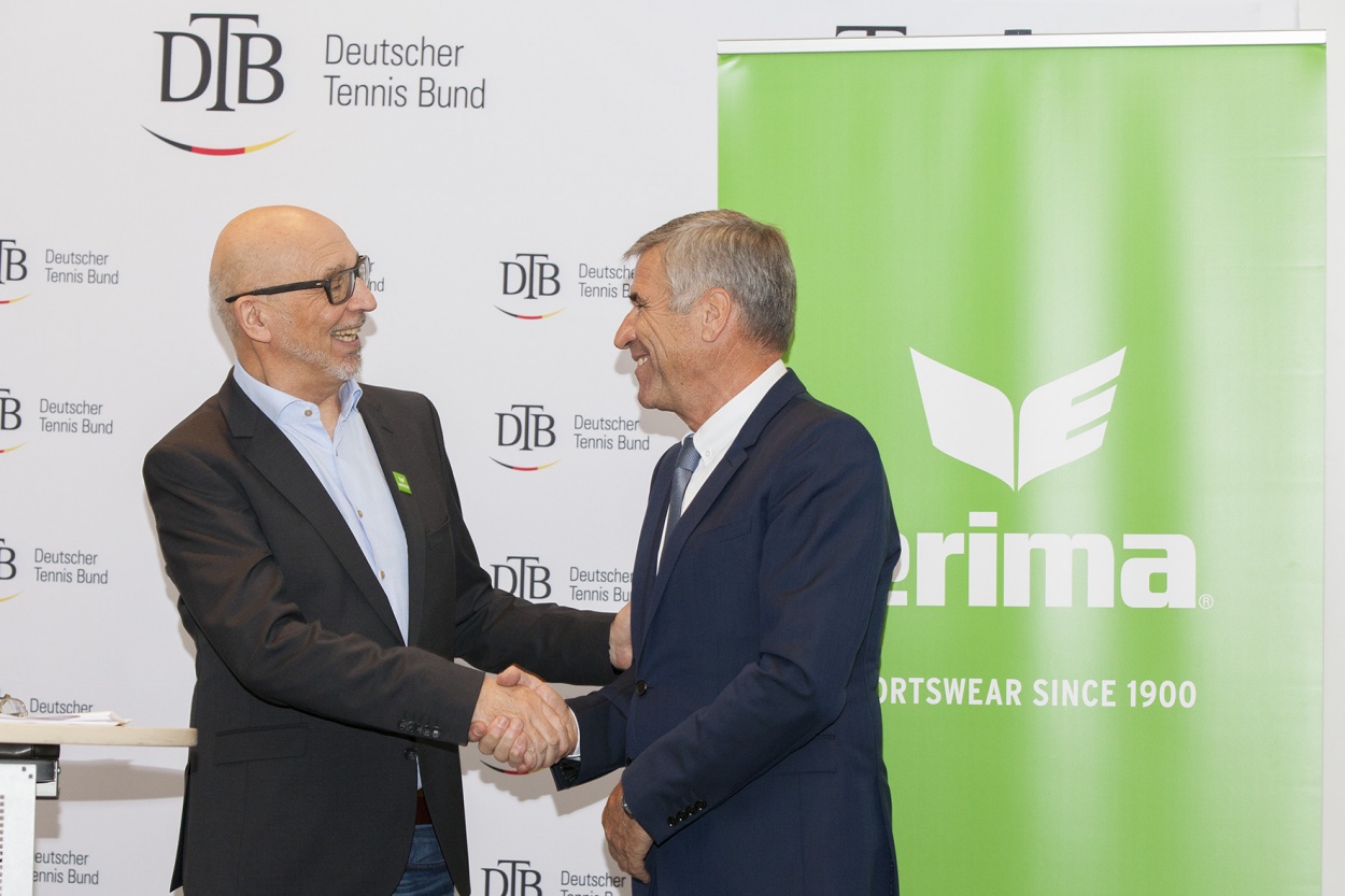 ERIMA und Deutscher Tennis Bund verlängern erfolgreiche Kooperation