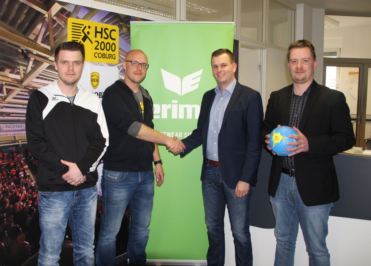 Handball: HSC Coburg und ERIMA gehen Partnerschaft ein