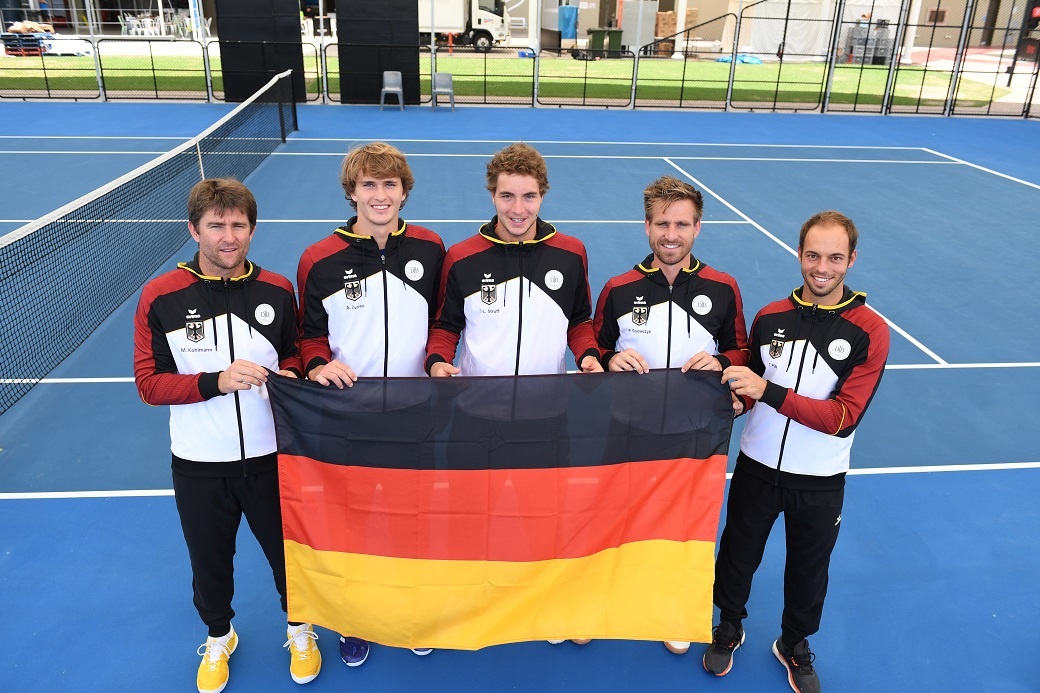 Deutsche Davis- und Fed-Cup Teams in neuer ERIMA Linie im Einsatz