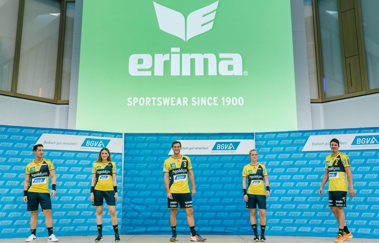 ERIMA feiert Trikot-Präsentation der Rhein-Neckar Löwen beim BGV mit eigener Modenschau