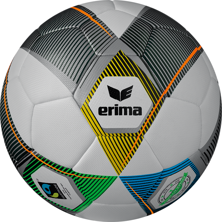 ERIMA Hybrid Eco Fußball – blau/silber (Front)