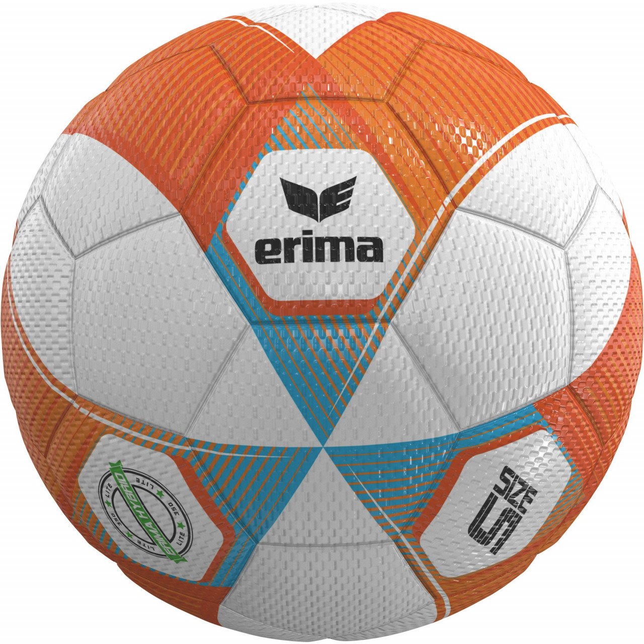ERIMA HYBRID Lite 350 Fußball – neon orange/curacao (Gr. 5) (Front)