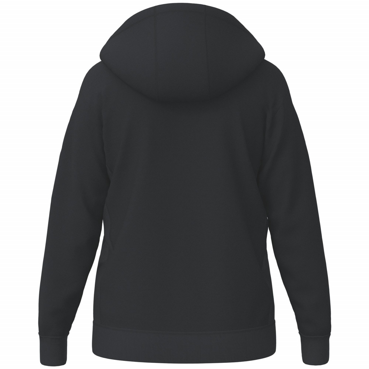 ERIMA TS Kapuzensweatjacke – schwarz (Rücken)