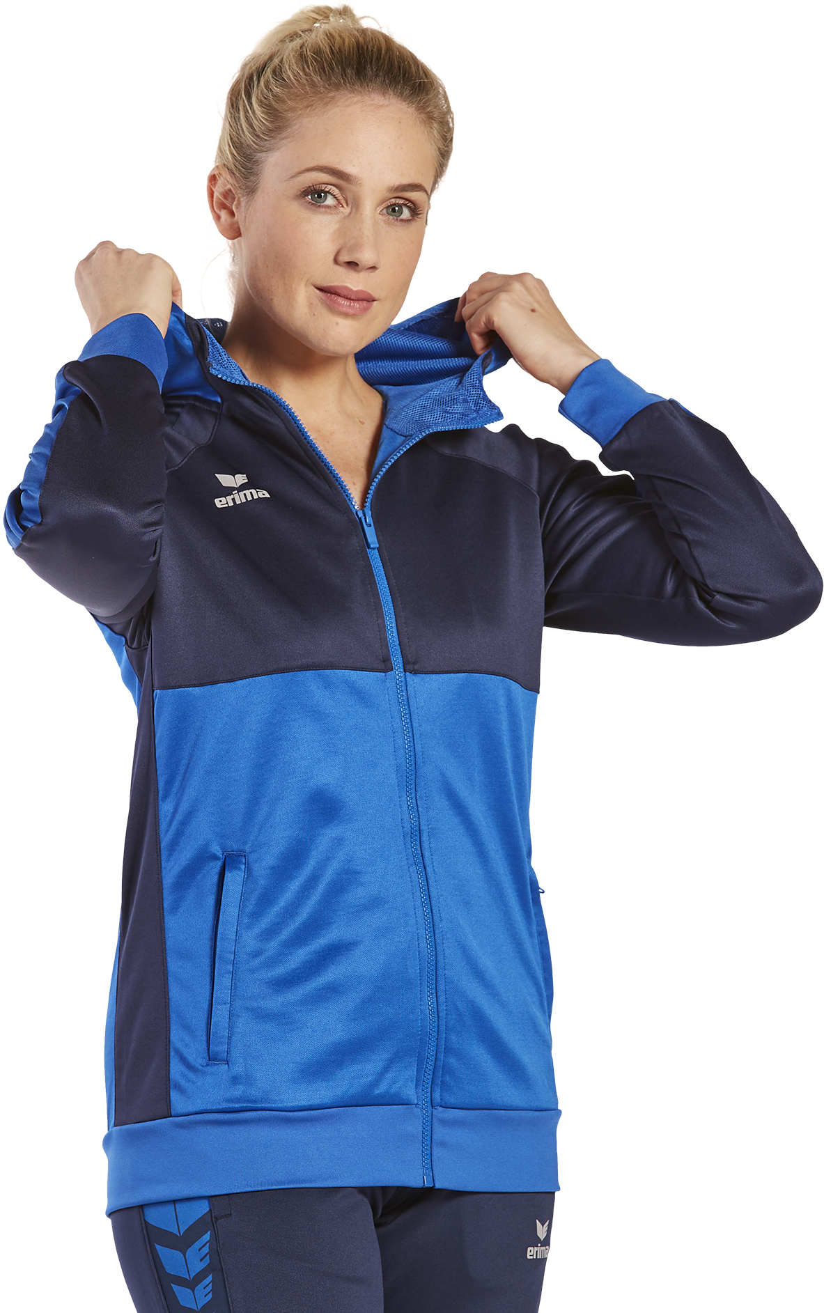 Damen  SIX WINGS Trainingsjacke mit Kapuze