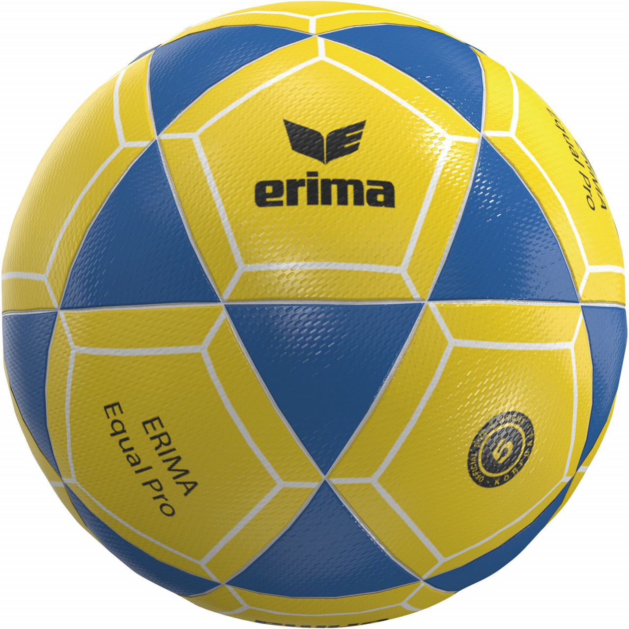 ERIMA Korfball Equal Pro – gelb/blau/weiß (Gr. 5) (Front)