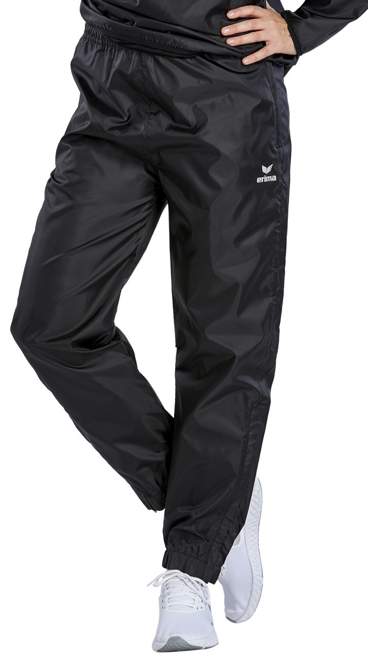 ERIMA TEAM Regenhose – schwarz (Am Modell)