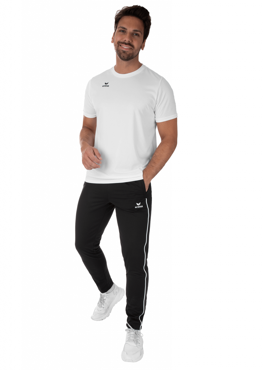 ERIMA Shooter Polyesterhose 2.0 – schwarz/weiß (Am Modell)