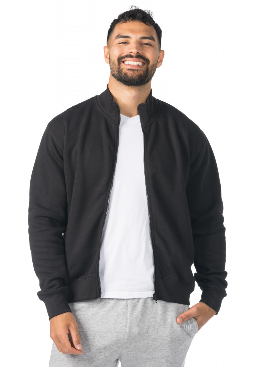 ERIMA TS Sweatjacke – schwarz (Am Modell)