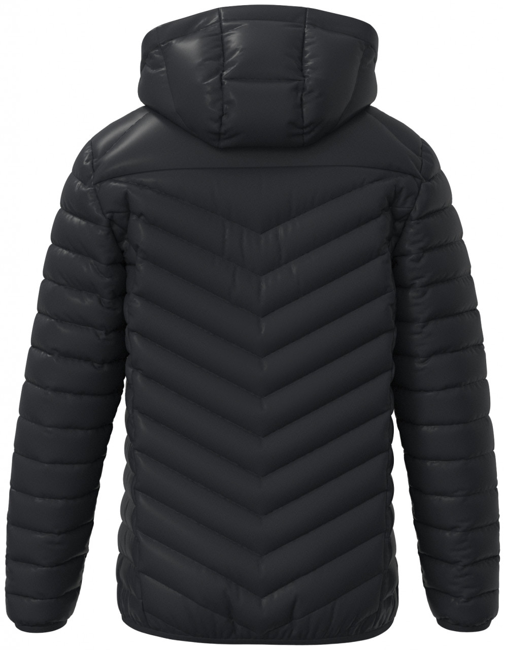 ERIMA CMPT Puffer Jacke – schwarz (Rücken)