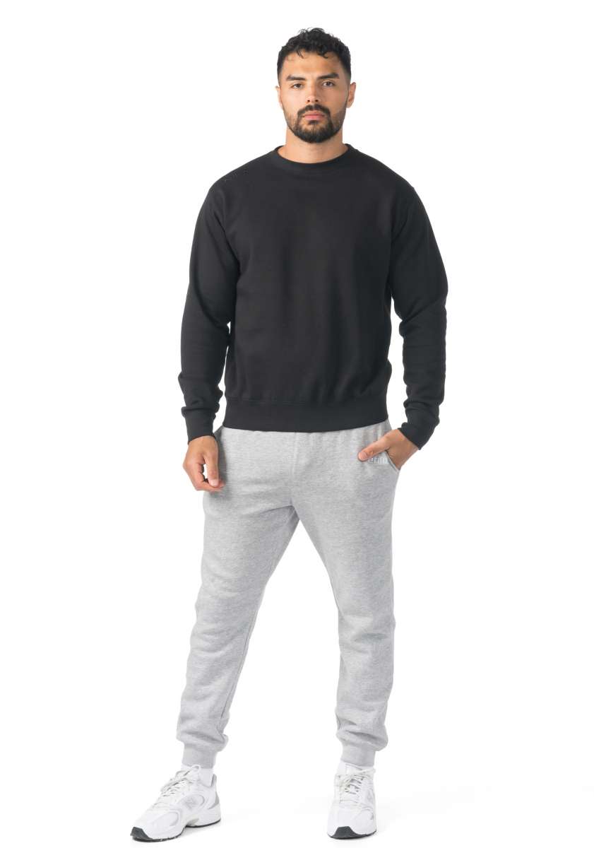 Erima Giacca Felpa TS In Misto Cotone Soft Touch, Unisex, Con Tasche E Interno Felpato