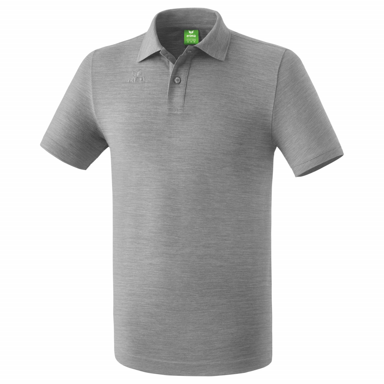 ERIMA Teamsport Poloshirt – grau melange (Front)