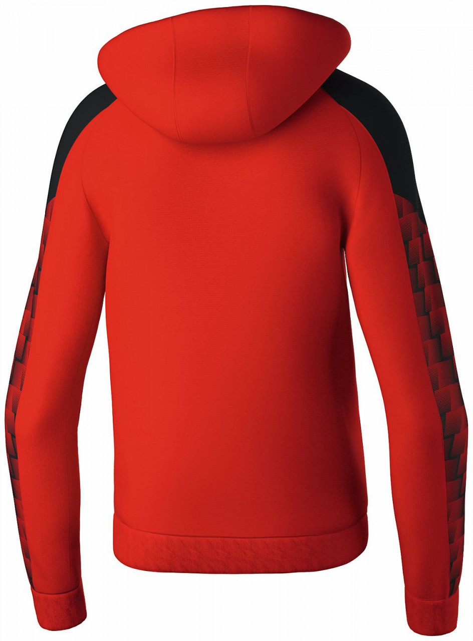 ERIMA EVO STAR Kapuzensweat – rot/schwarz (Rücken)