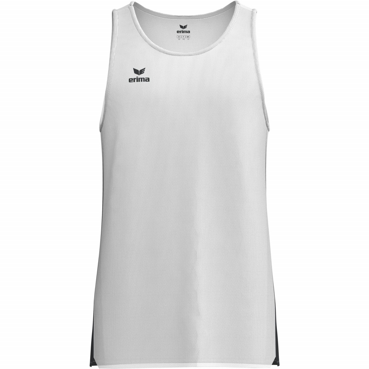 ERIMA T&F WINGS Singlet – weiß/schwarz (Front)