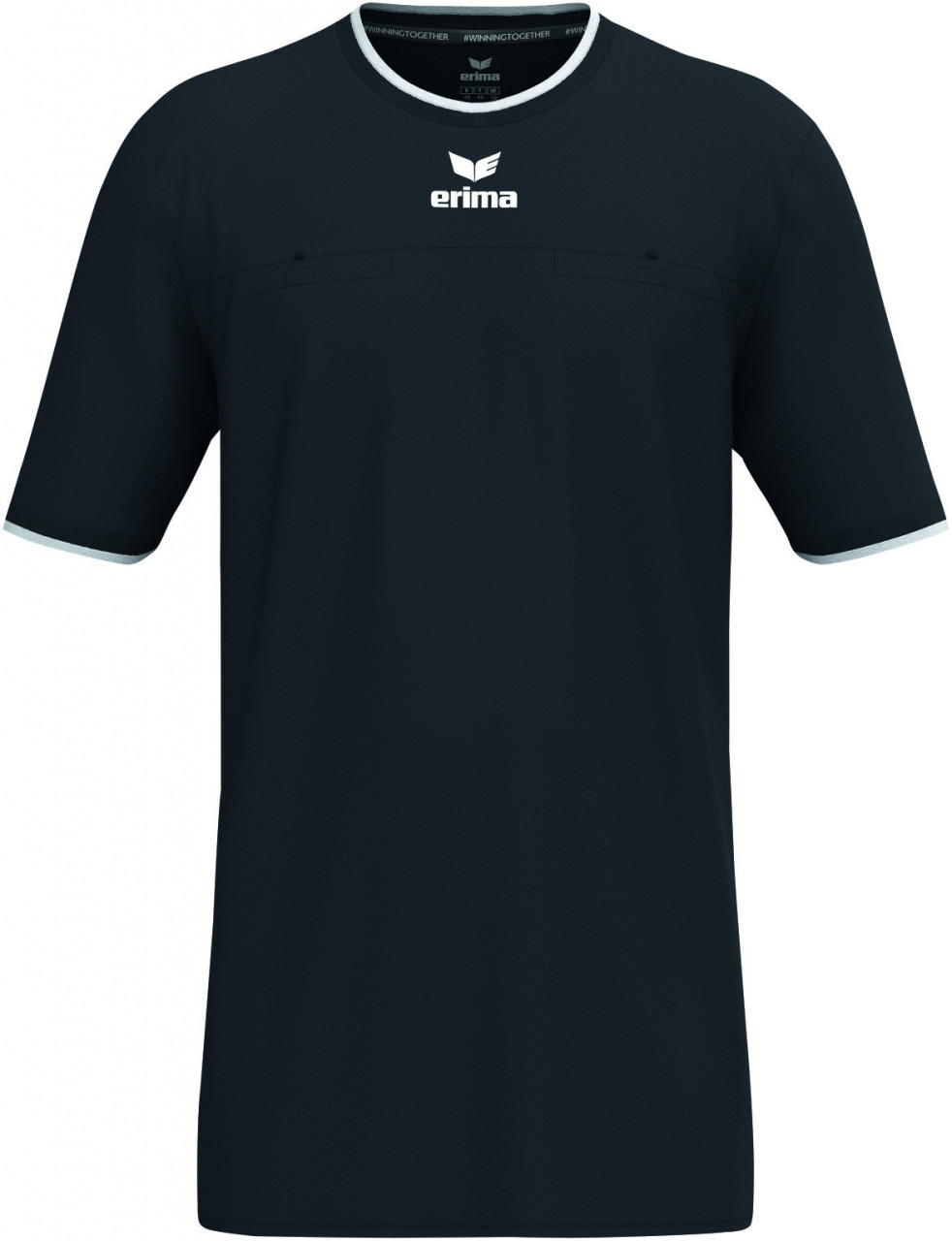 ERIMA Schiedsrichter Trikot kurzarm – schwarz (Front)