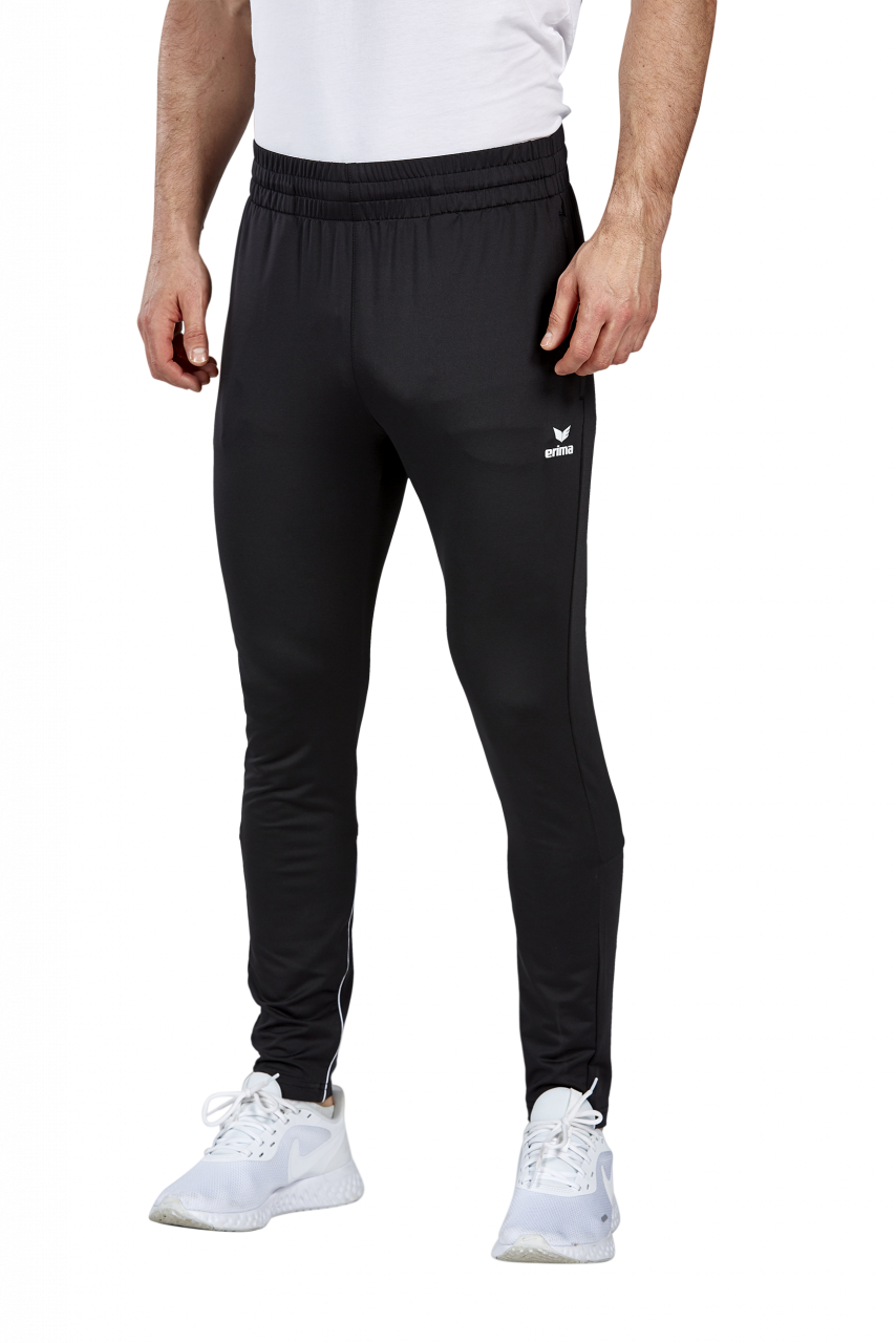 ERIMA Performance Trainingshose – schwarz/weiß (Am Modell)