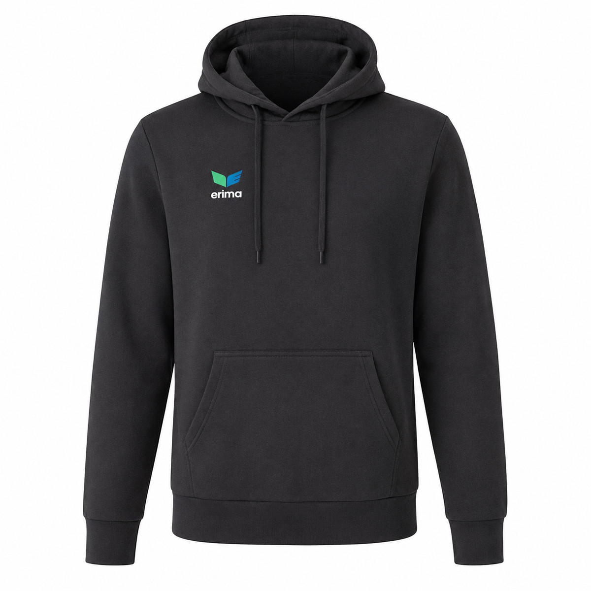 ERIMA Heritage Hoodie mit Backprint – schwarz (Rücken)