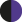 schwarz/violet/weiß