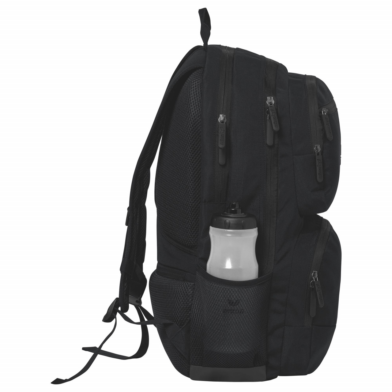 ERIMA TRAVEL LINE Laptop Rucksack – schwarz (Seite links)