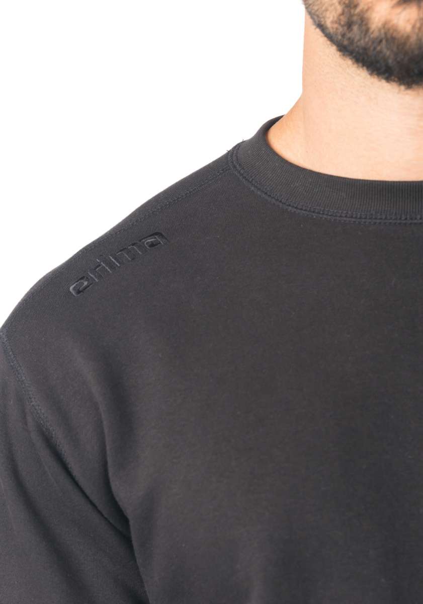 Erima Giacca Felpa TS In Misto Cotone Soft Touch, Unisex, Con Tasche E Interno Felpato