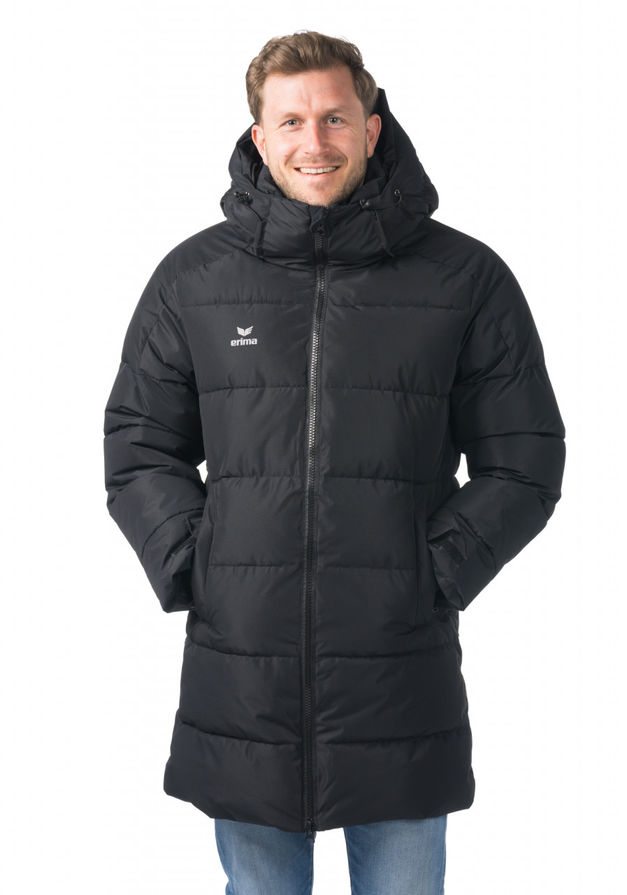 ERIMA PREMIA Parka – schwarz (Am Modell)