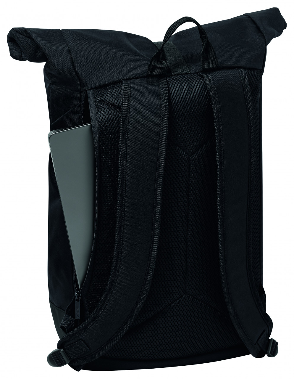 ERIMA Rolltop Rucksack – schwarz (Rücken)