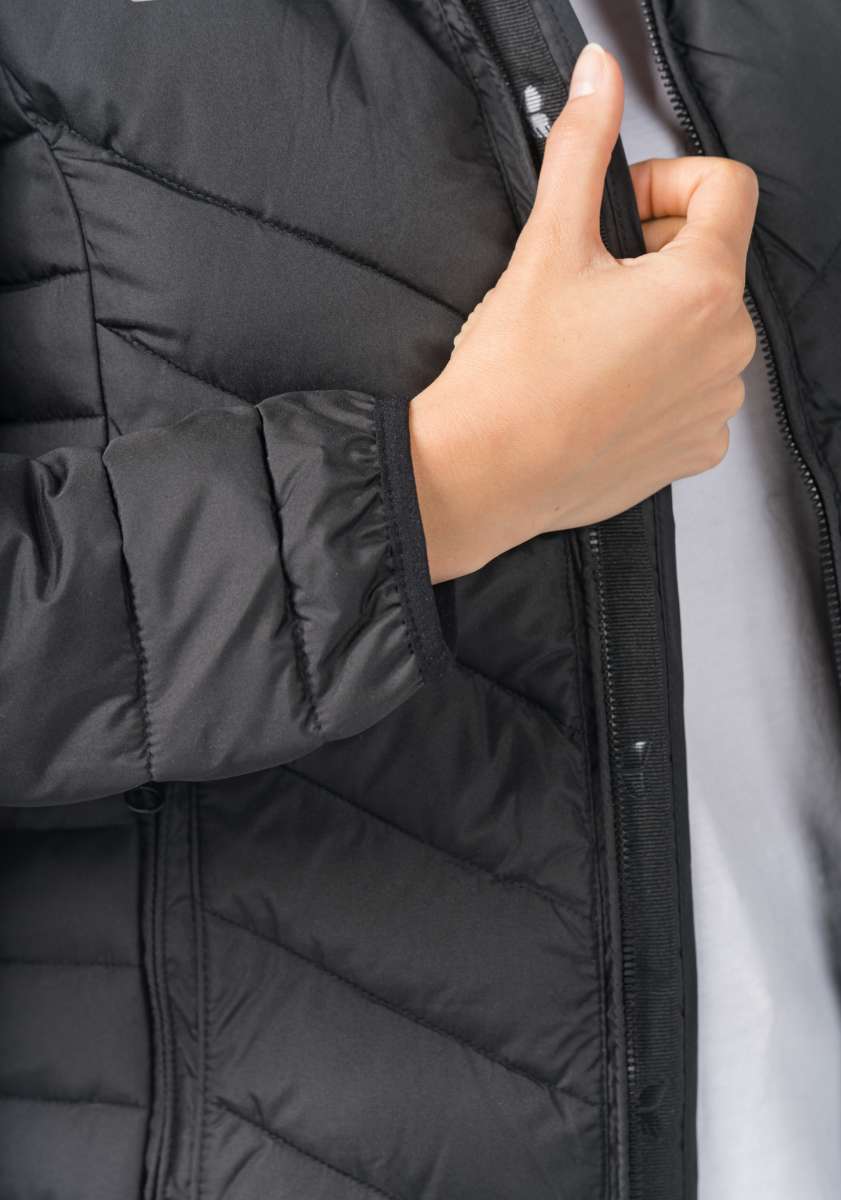 Women's Down Puffer Jacket (Black - View #4