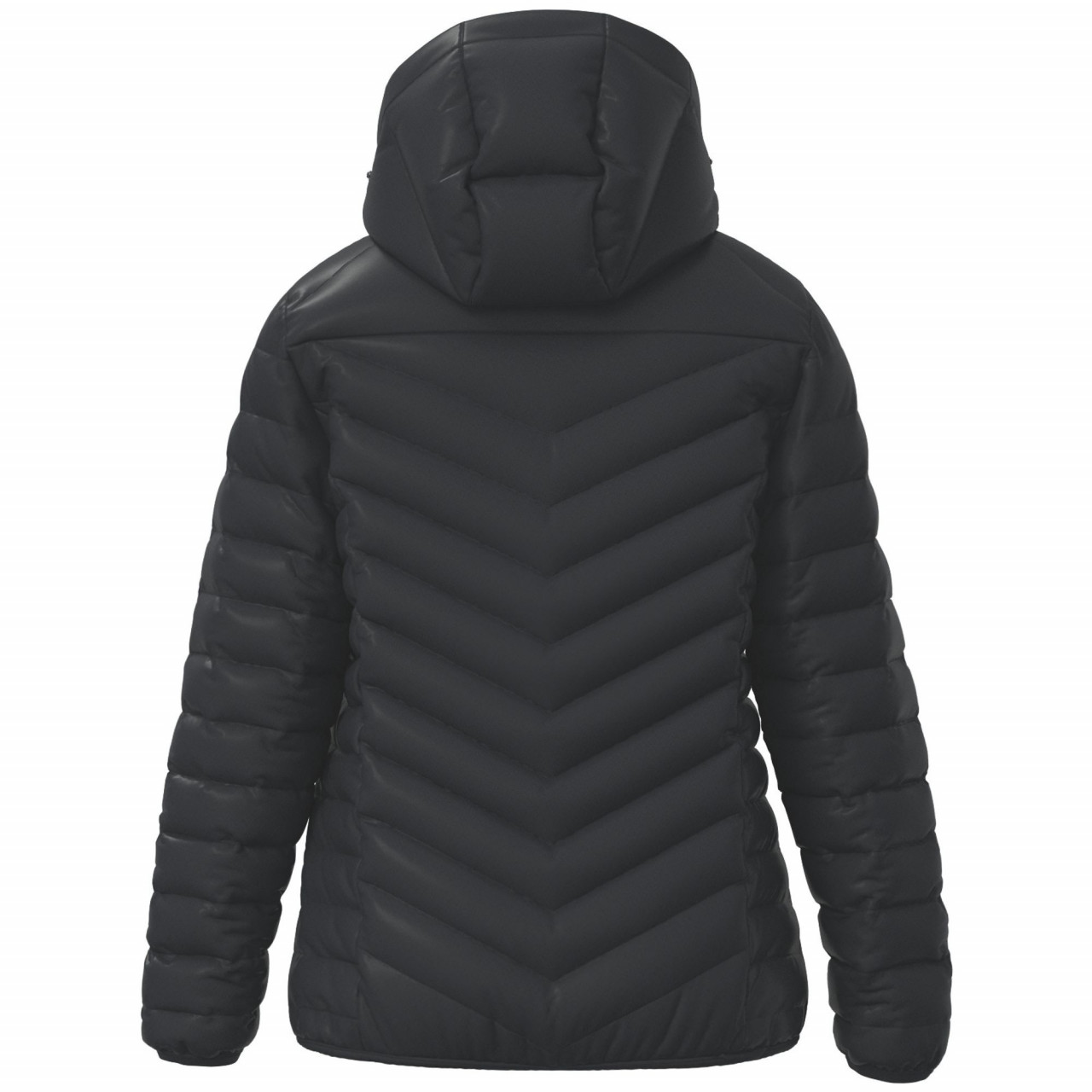 ERIMA CMPT Puffer Jacke – schwarz (Rücken)