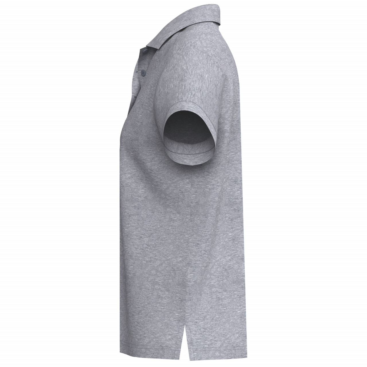 ERIMA TS Poloshirt – grau melange (Seite links)