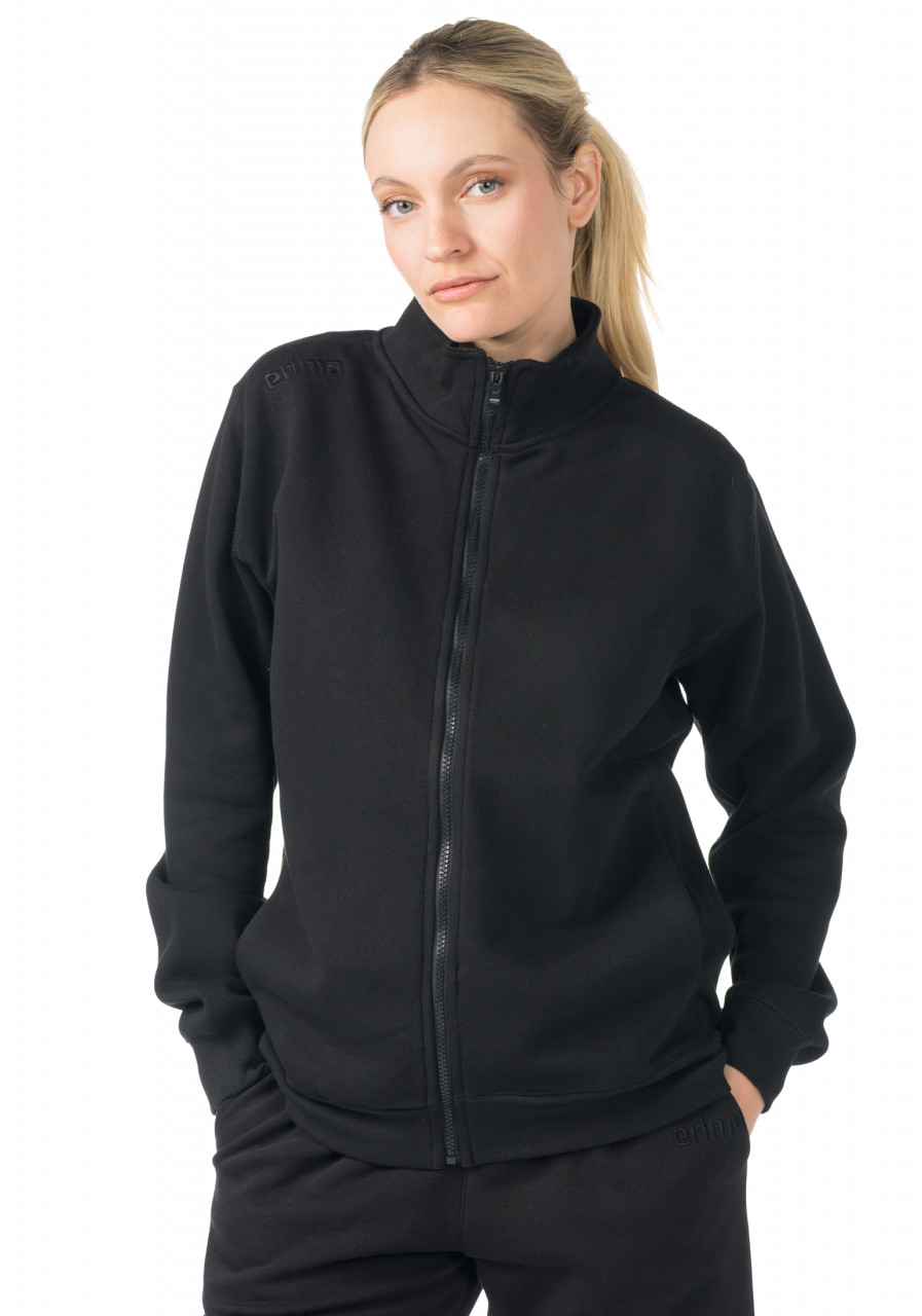 ERIMA TS Sweatjacke – schwarz (Am Modell)