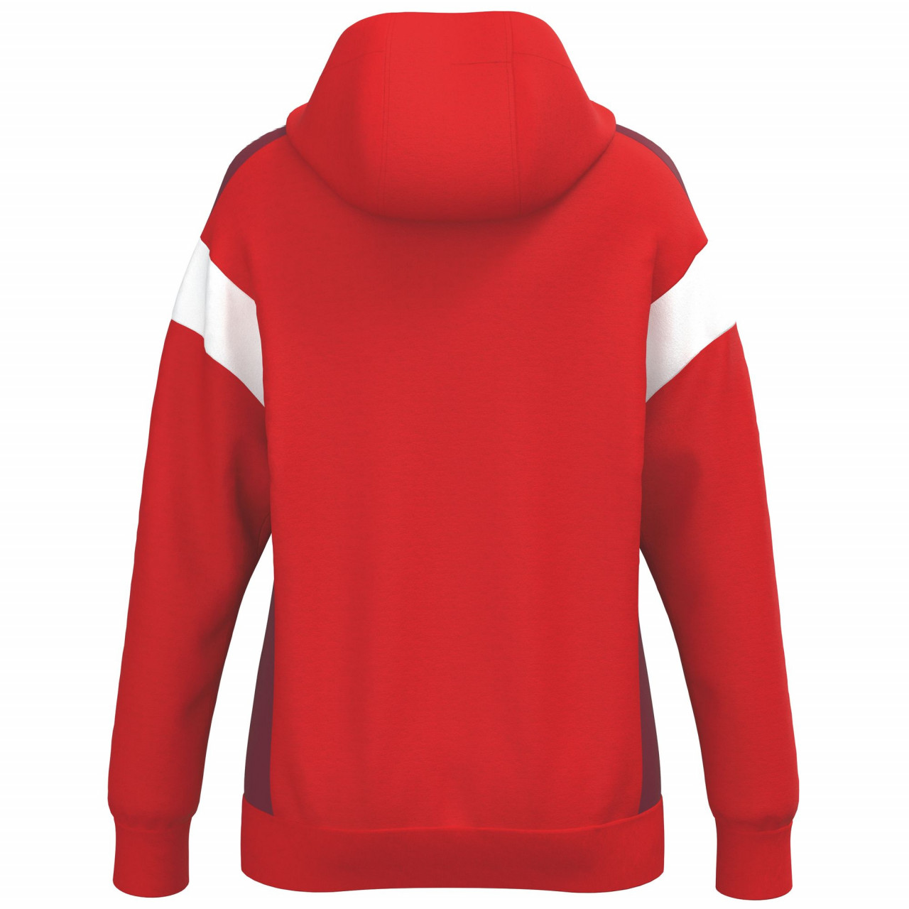ERIMA CELEBRATE 125 Trainingsjacke mit Kapuze – rot/new bordeaux (Rücken)