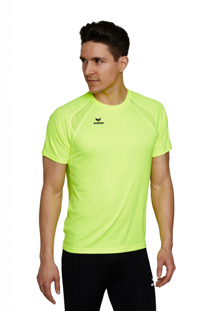 ERIMA Performance T-Shirt – neon gelb (Am Modell)