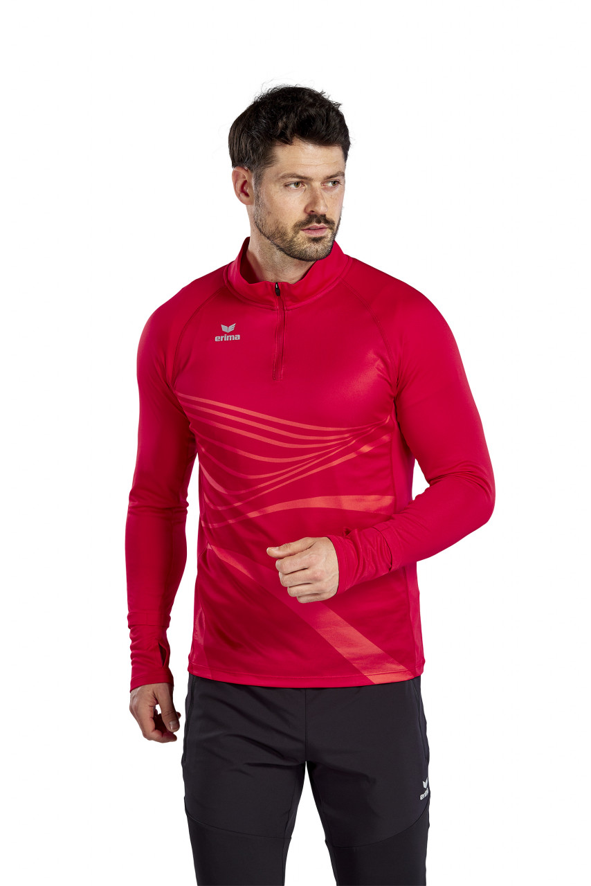 ERIMA RACING Longsleeve – rot (Am Modell)