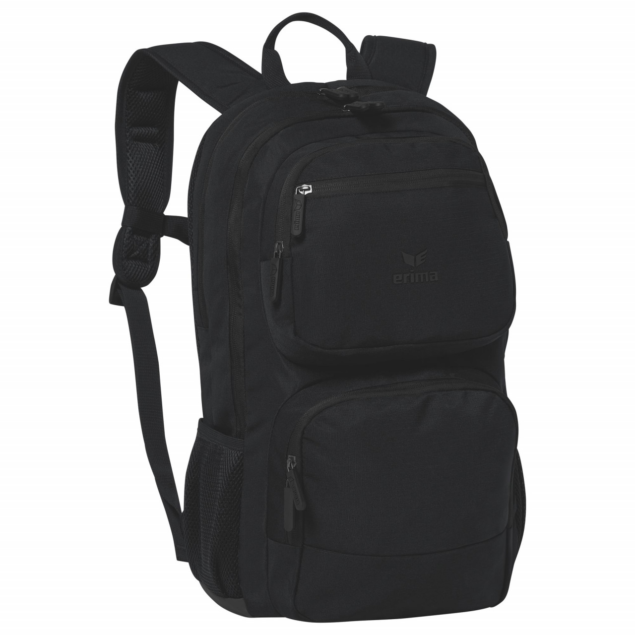 ERIMA TRAVEL LINE Laptop Rucksack – schwarz (Front)