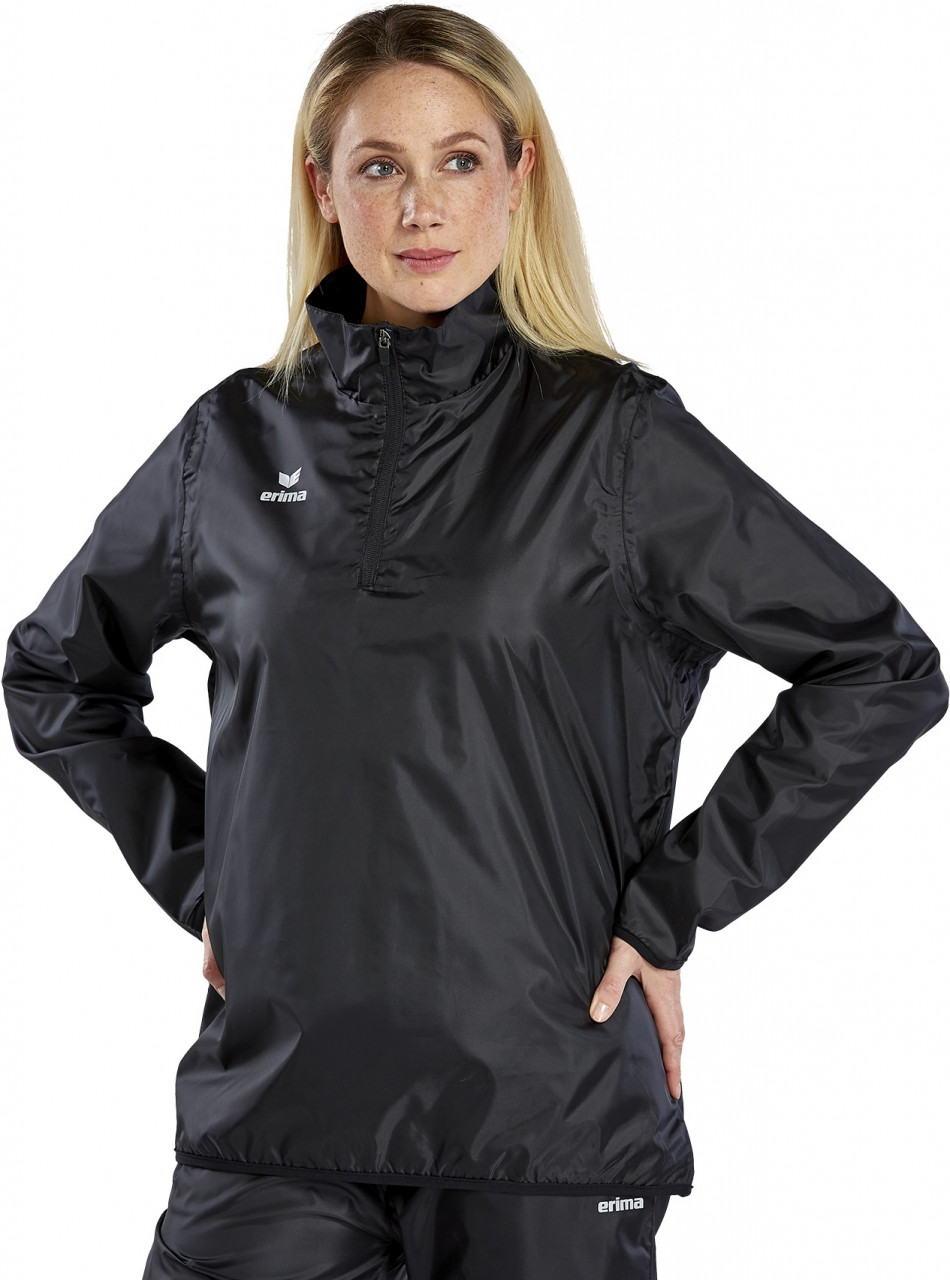 ERIMA TEAM Regentop – schwarz (Am Modell)