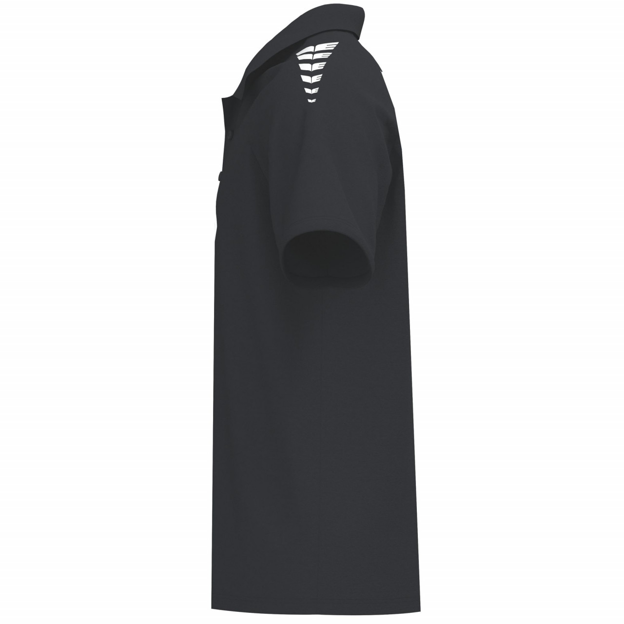 ERIMA CMPT Wings Poloshirt – schwarz/weiß (Seite links)