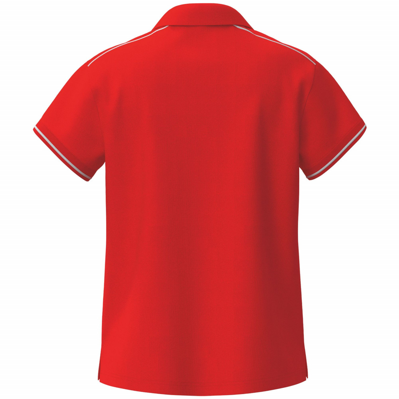ERIMA CMPT Poloshirt – rot/weiß (Rücken)