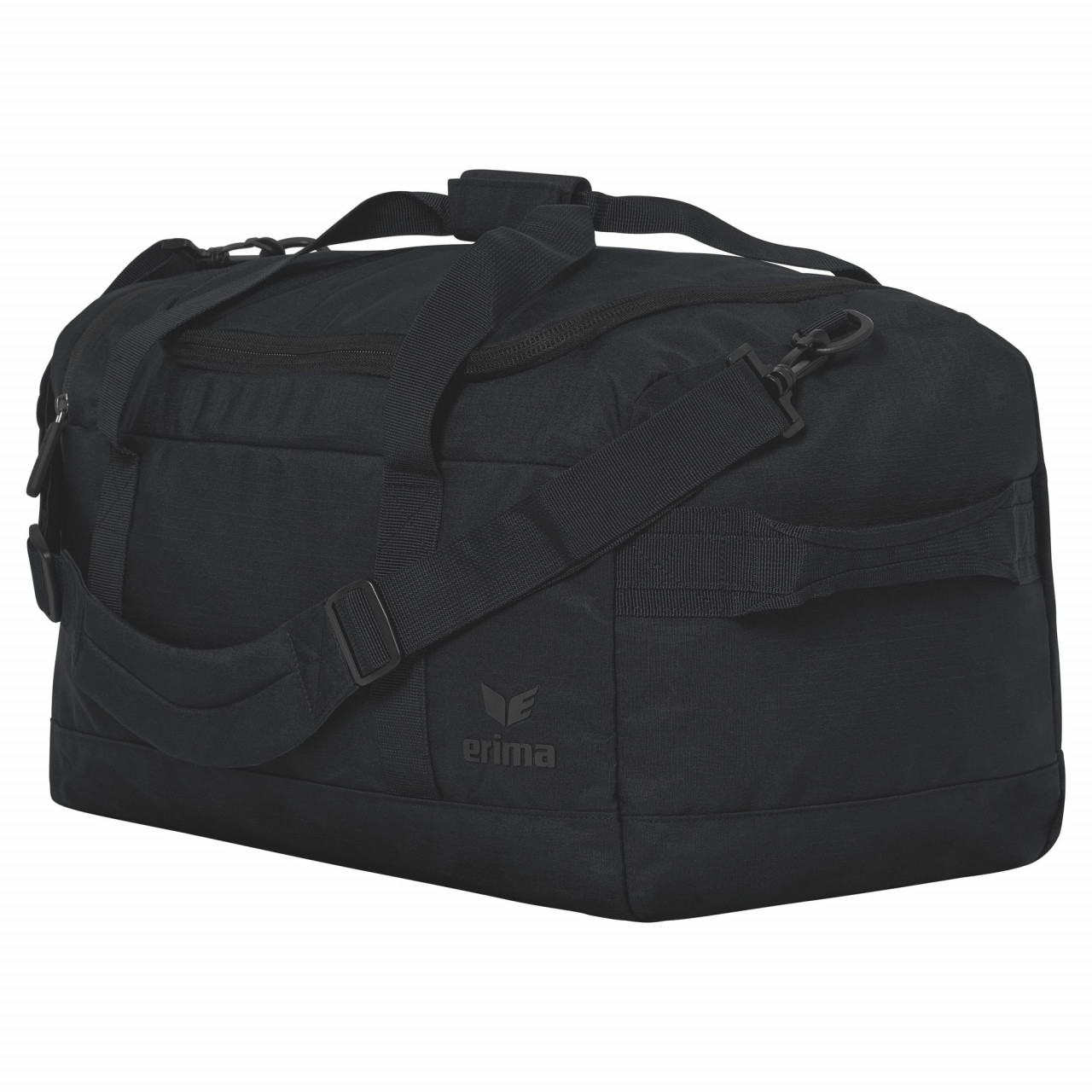 ERIMA TRAVEL LINE faltbare Sporttasche – schwarz (Front)