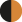 schwarz/grau melange/neon orange