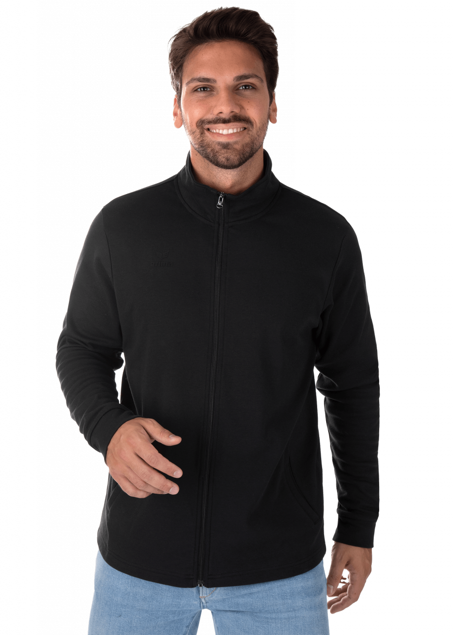 ERIMA Sweatjacke – schwarz (Am Modell)