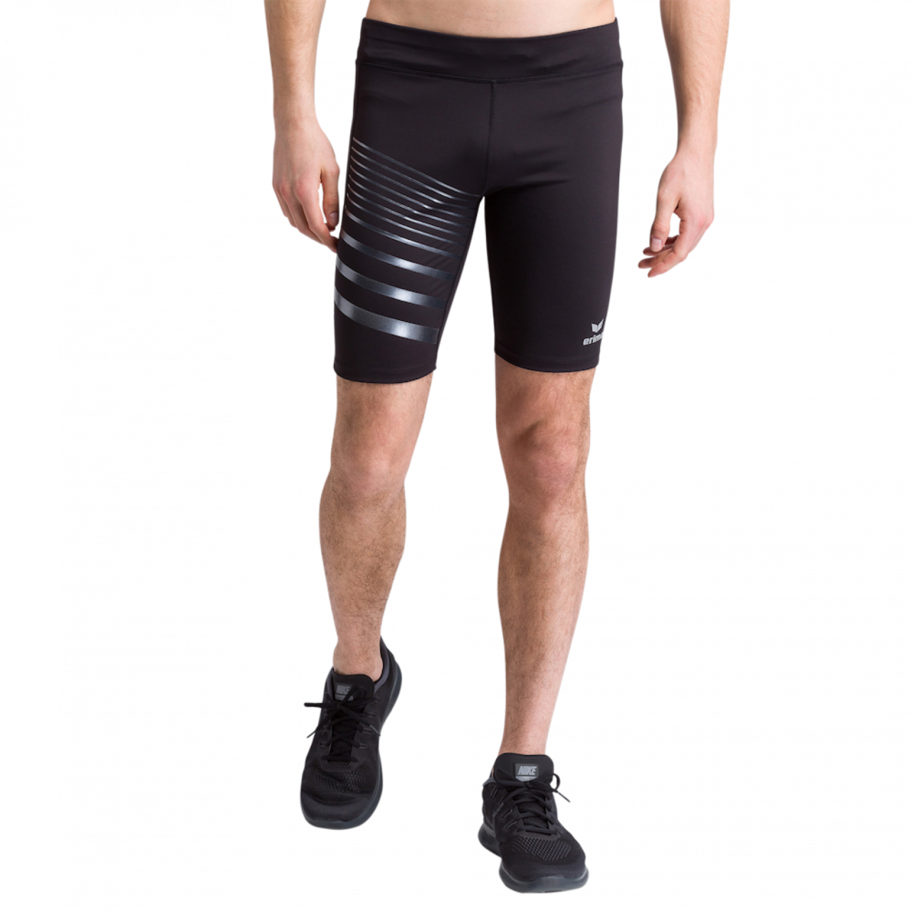 ERIMA Race Line 2.0 Laufhose kurz – schwarz (Am Modell)