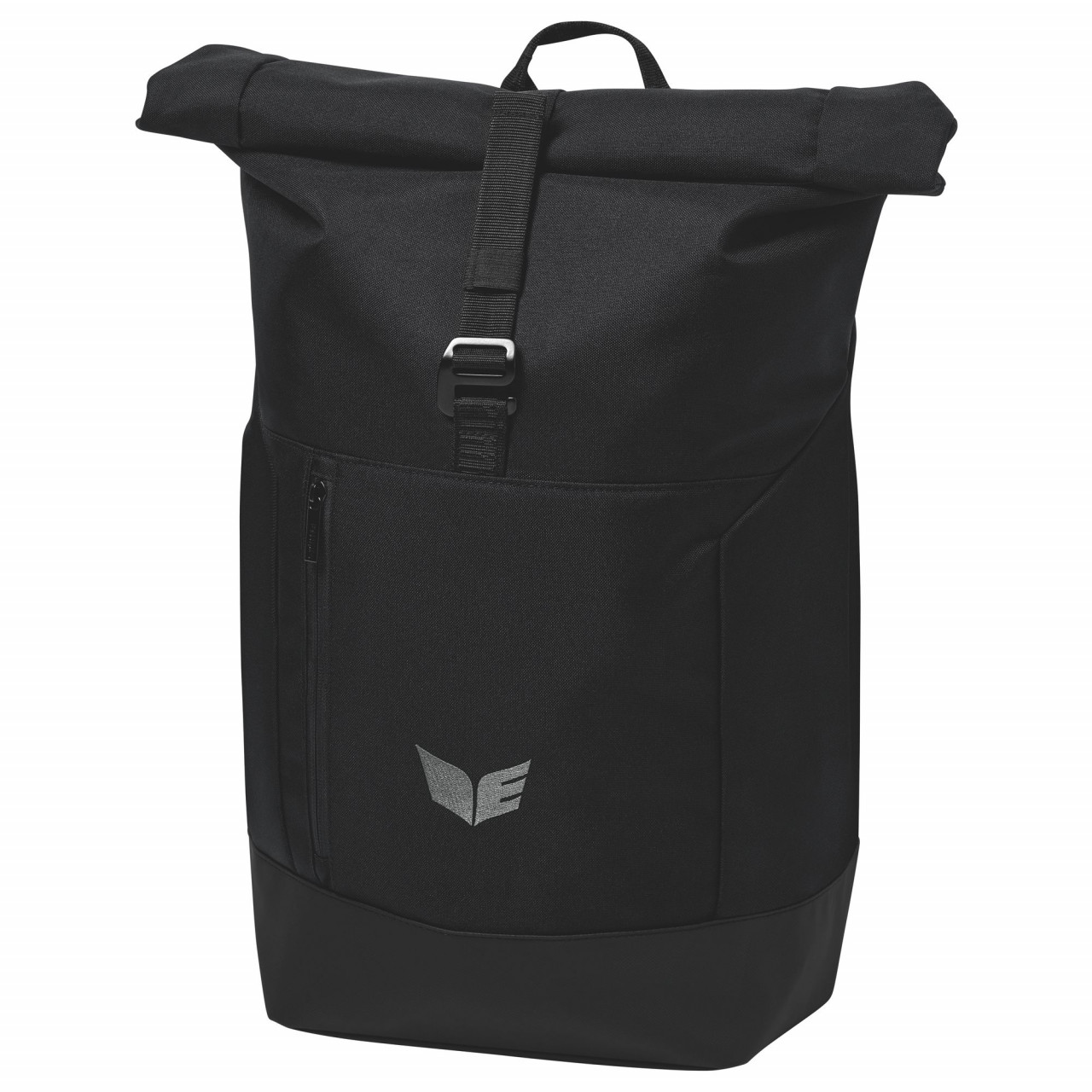 ERIMA Rolltop Rucksack – schwarz (Front)