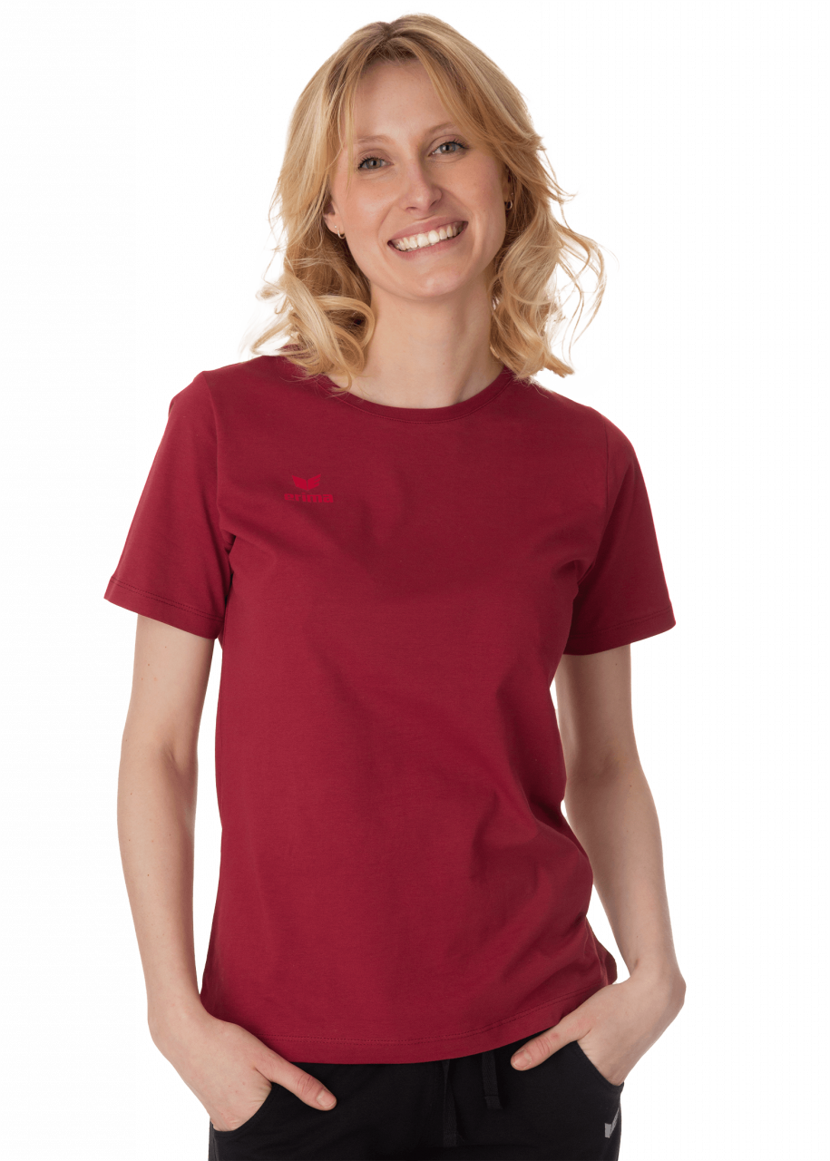 ERIMA Teamsport T-Shirt – bordeaux (Am Modell)
