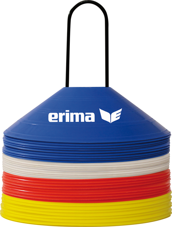 ERIMA Markierungshütchen Set – red/blue/yellow/white (Front)