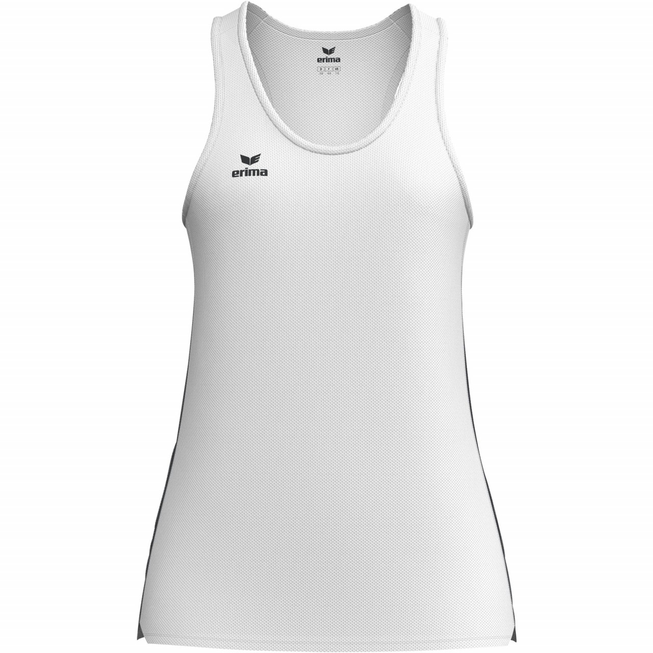 ERIMA T&F WINGS Singlet – weiß/schwarz (Front)