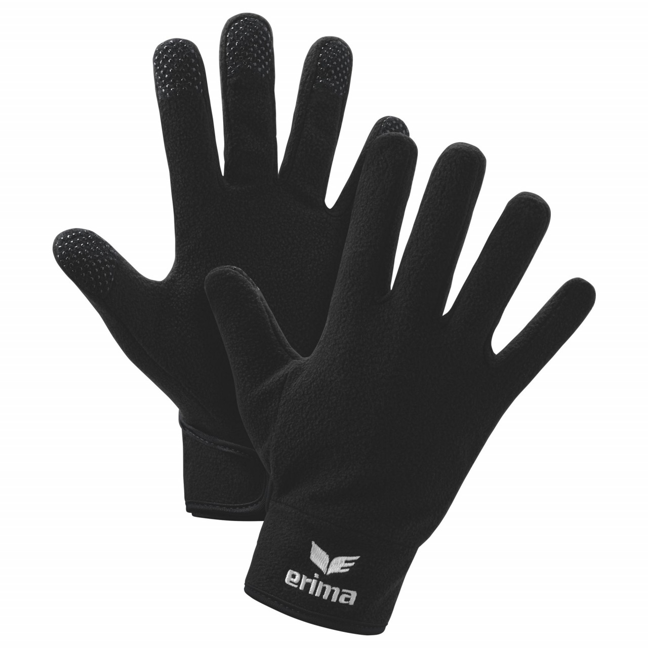 ERIMA Fleece Handschuh – schwarz (Front)